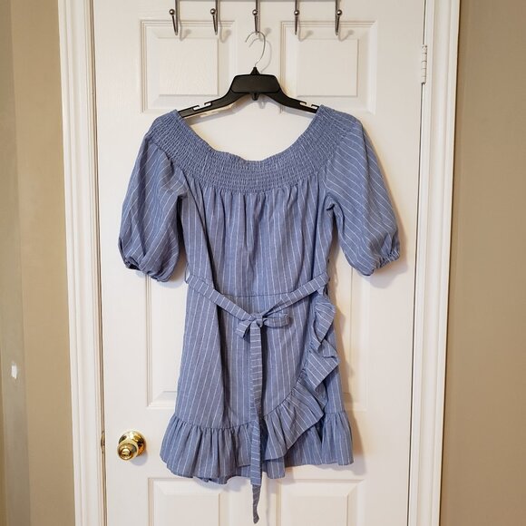 Lumiere Summer Beach off the shoulder Dress  ~ Sz. Large ~ EUC ~ - Picture 1 of 4